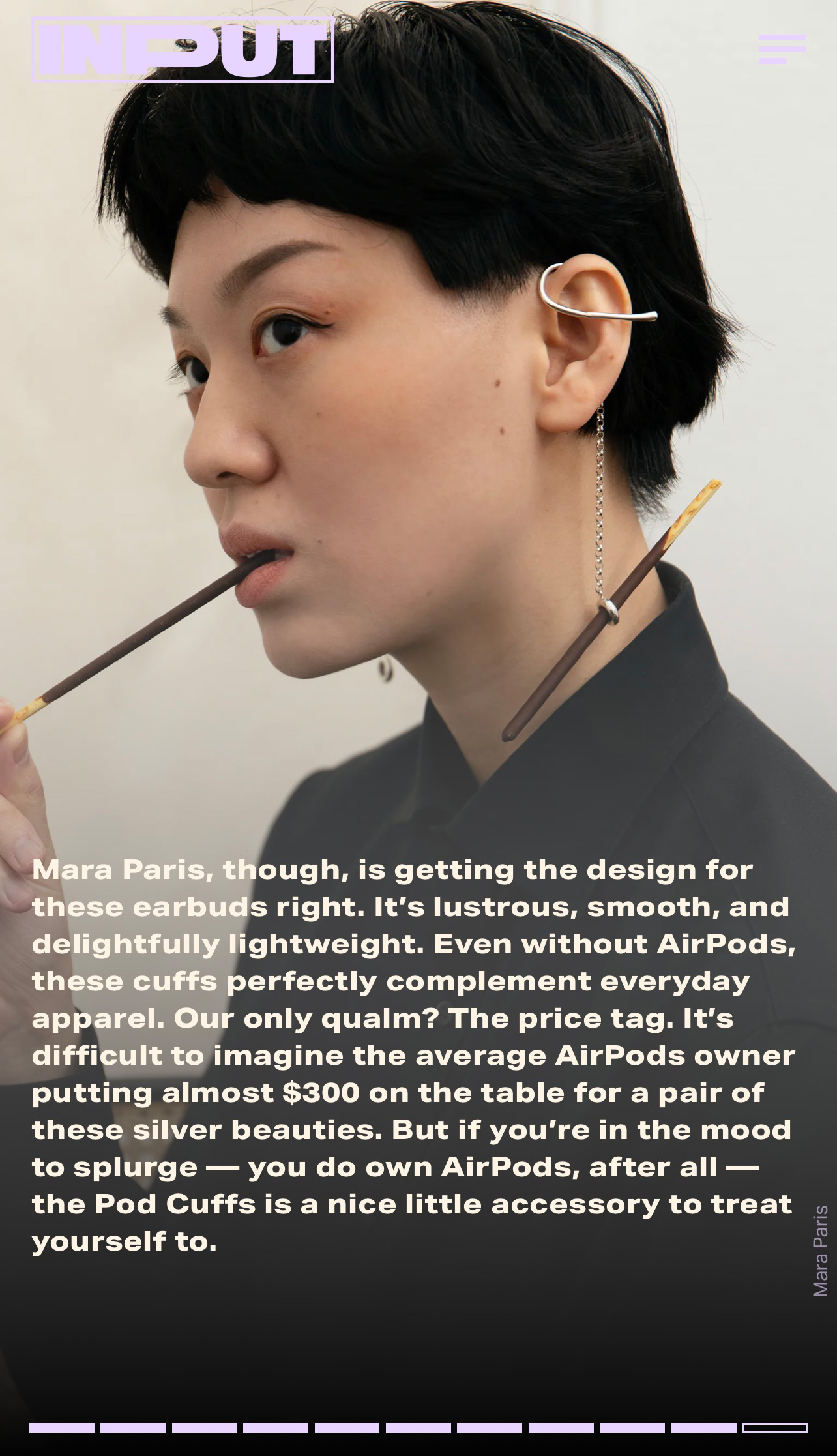 Input Mag - PLANETEE' functional jewelry shows AirPods earrings might actually work