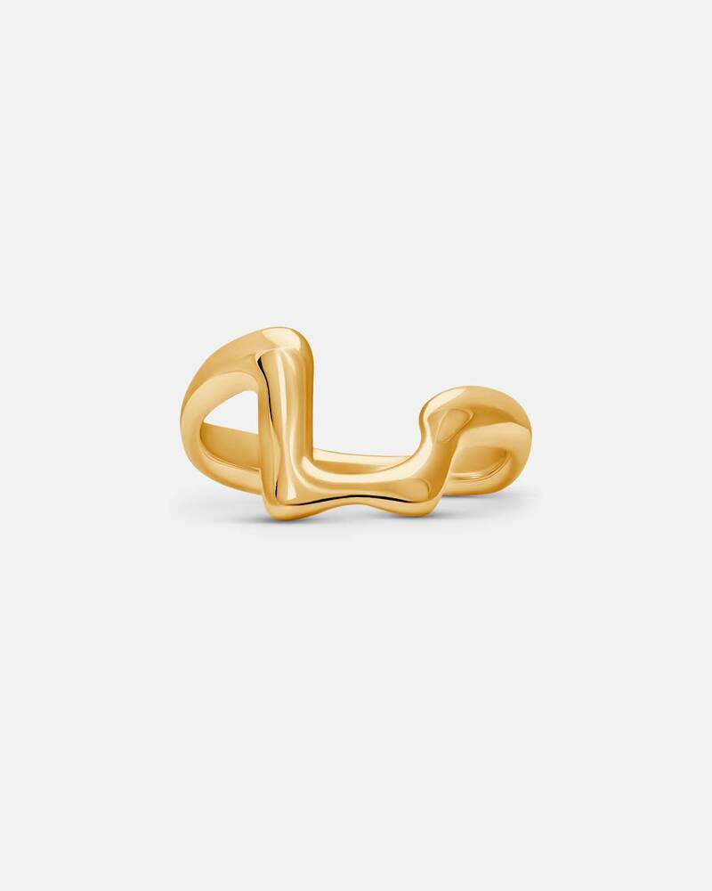 Great Figure Ring in Vermeil