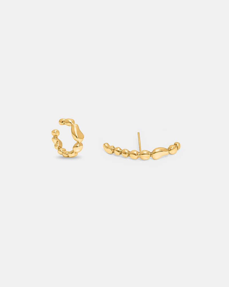 Sweet Memories Ear Set in Gold Vermeil