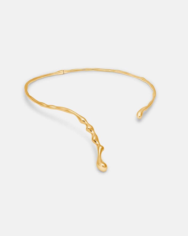 Poem Necklace in Gold Vermeil