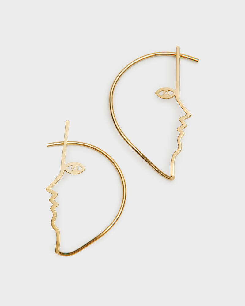 Dina Ear Cuff in Gold Vermeil