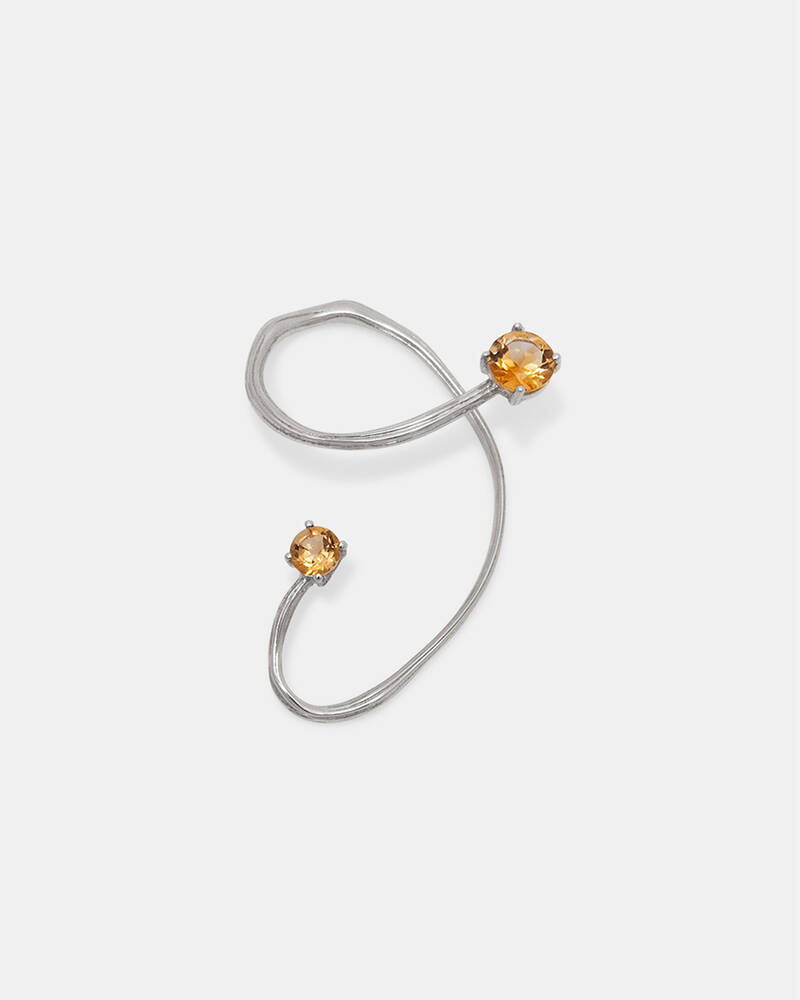 Oksa Ear Cuff with Citrine