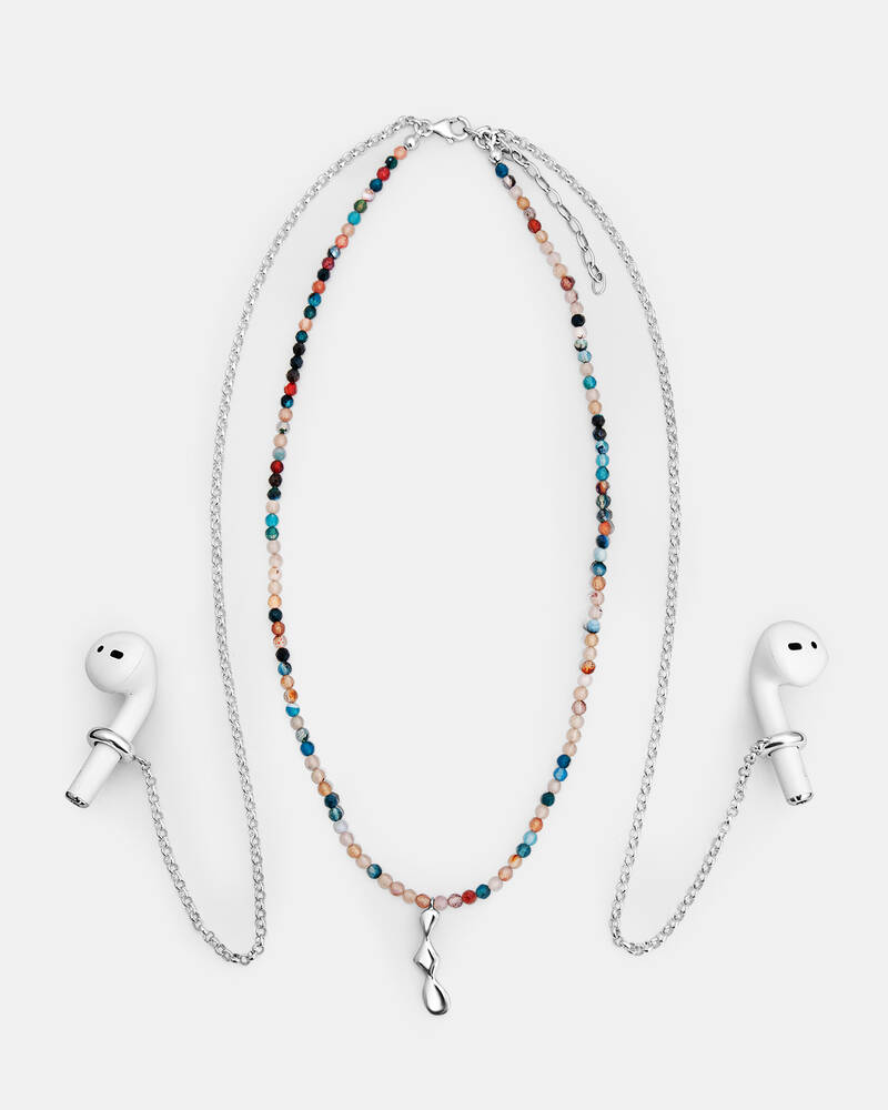 The Pod Necklace with Agate