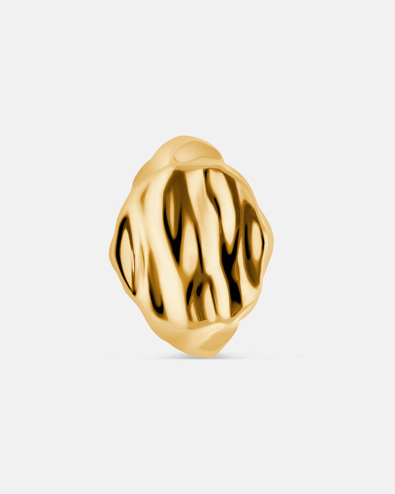 Celestial Signet Ring in 18K Gold Vermeil