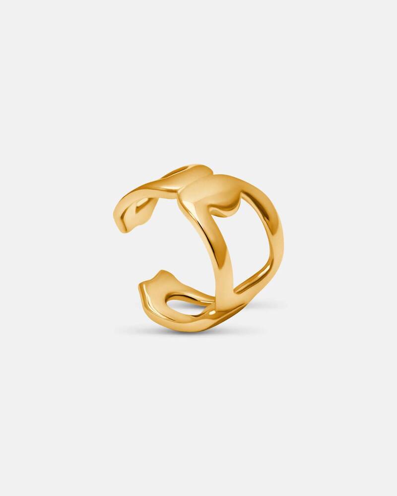 Voyage Ear Cuff in Gold Vermeil