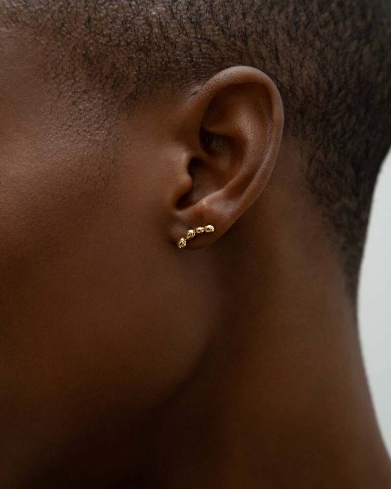 Memories Stud Earrings in Vermeil