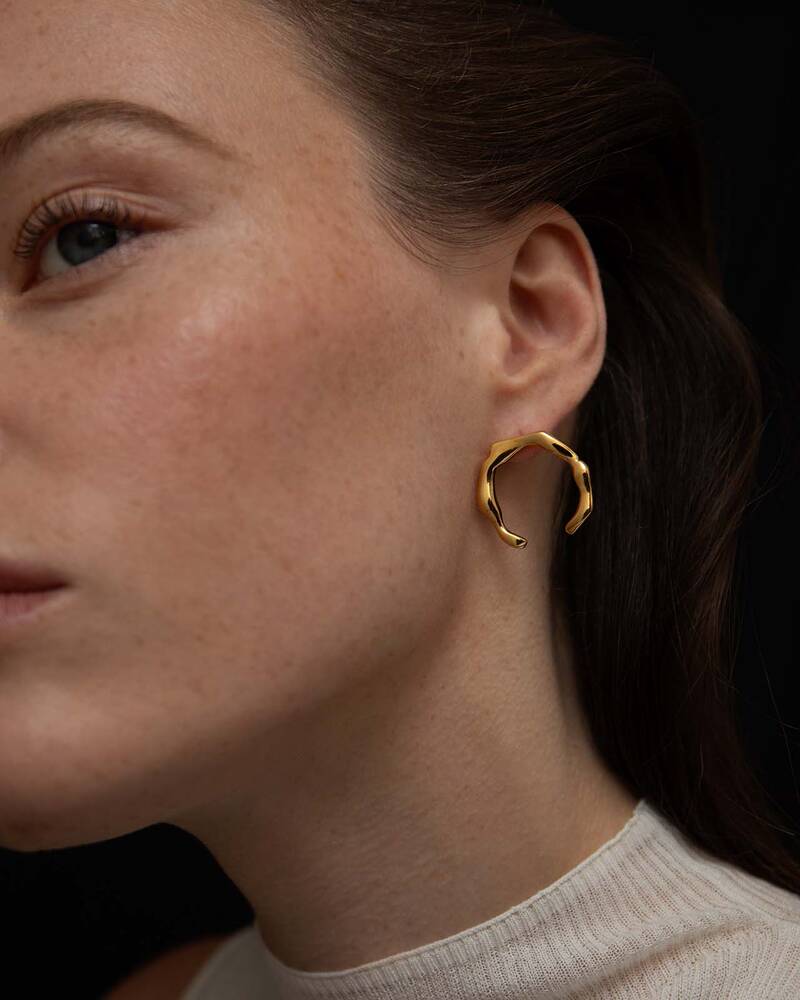 Day Dream Earrings In Gold Vermeil