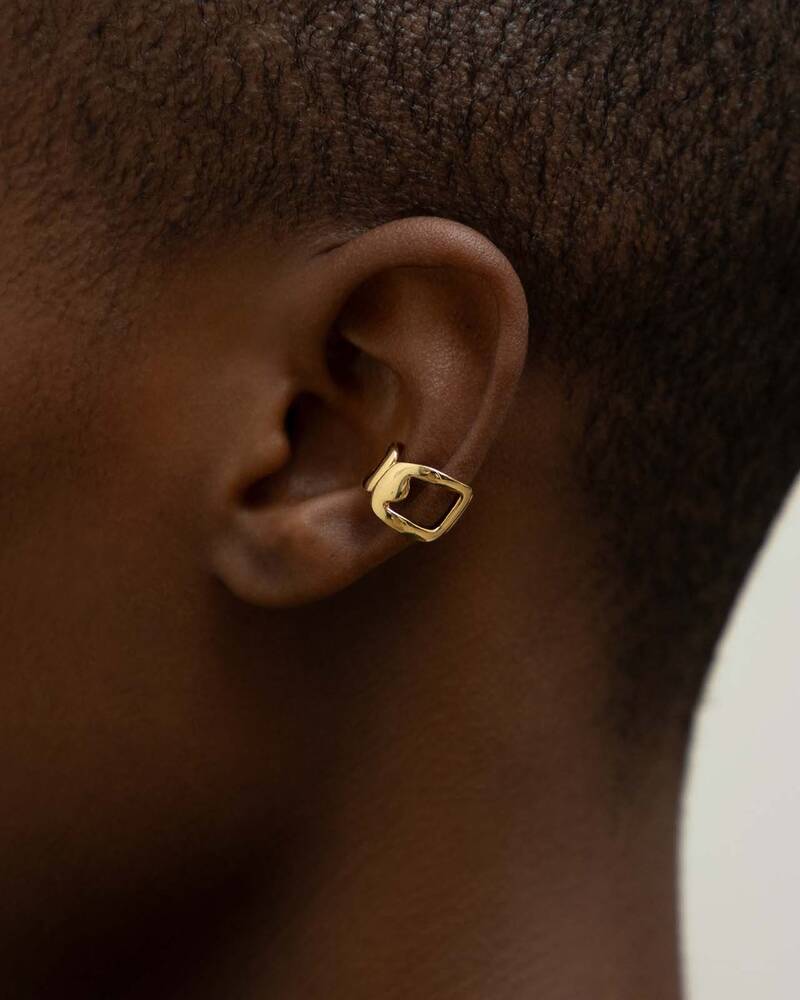 Voyage Ear Cuff in Gold Vermeil