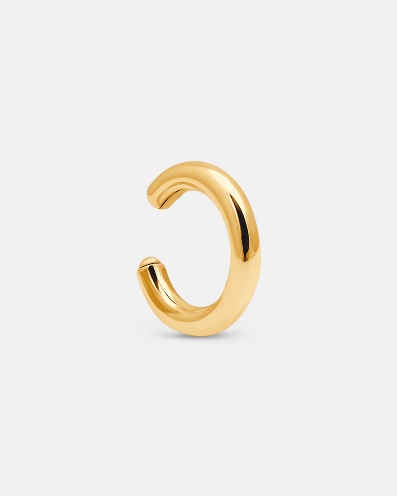Minimalist Ear Cuff in Gold Vermeil