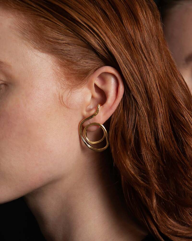 Eli Earrings in Gold Vermeil