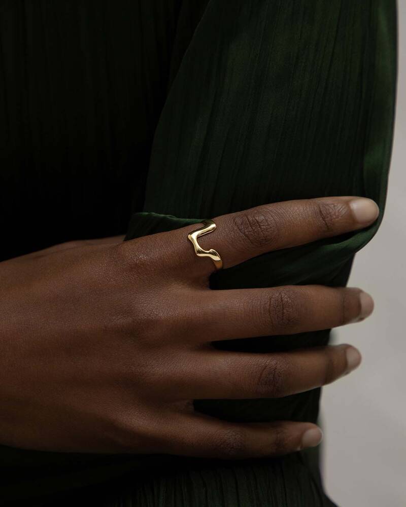 Great Figure Ring in Vermeil