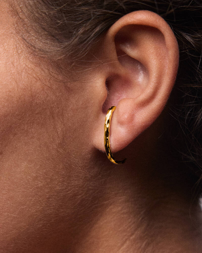 Celestial Slim Earrings in 18K Gold Vermeil