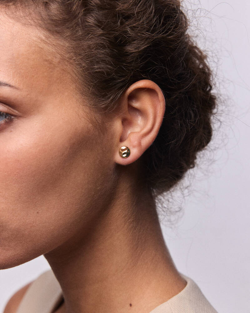 Nova Stud Earrings in 18K Gold Vermeil