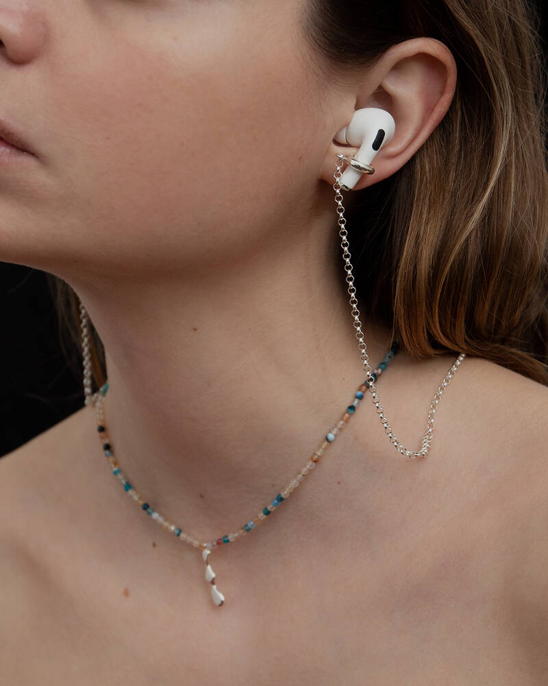The Pod Necklace with Agate
