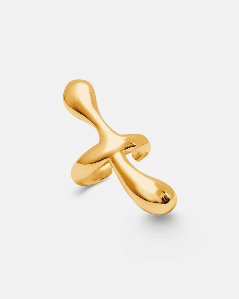 Sweet Lady Ear Cuff in Gold Vermeil