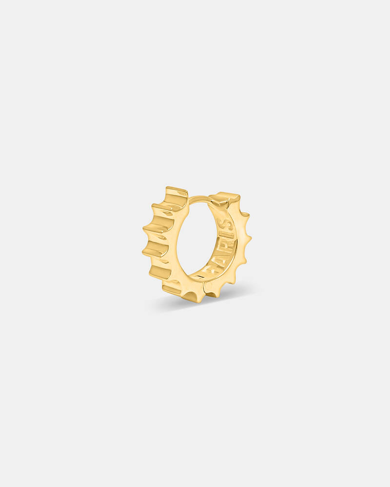 Small Column Drum Hinged Hoop In Vermeil
