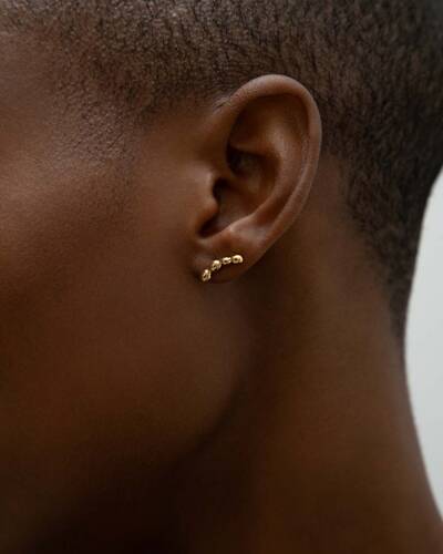 Memories Stud Earrings in Vermeil