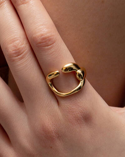 Hope Core Ring in Gold Vermeil