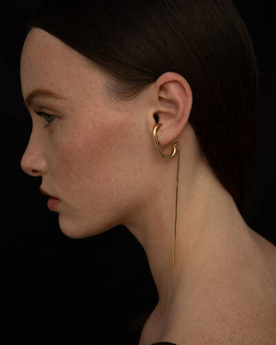 Morning Dance Earrings in Gold Vermeil