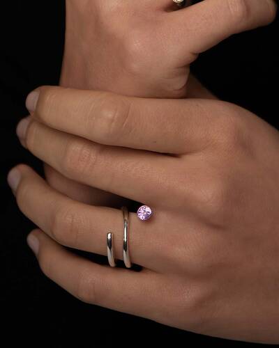 Vera Ring with Amethyst