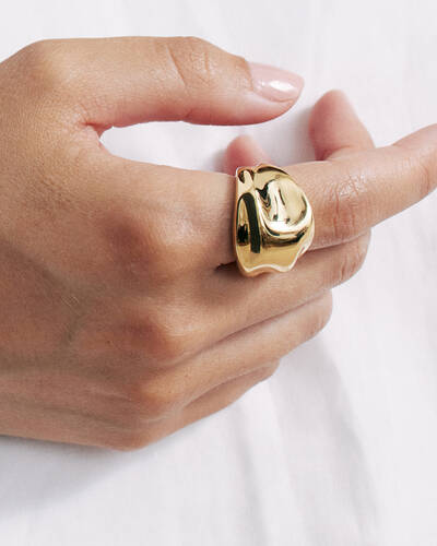 Cosmic Ring in 18K Gold Vermeil