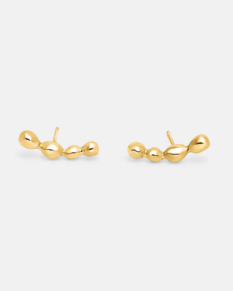 Memories Stud Earrings in Vermeil