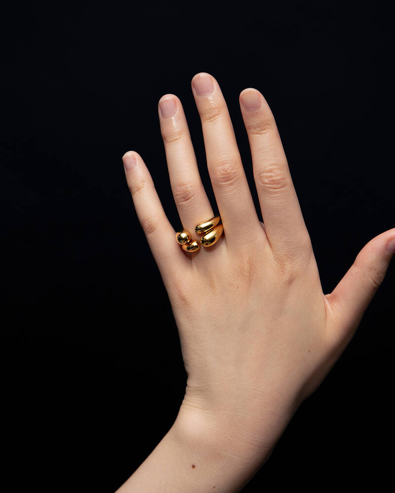 Hope Open Rings Vermeil Set