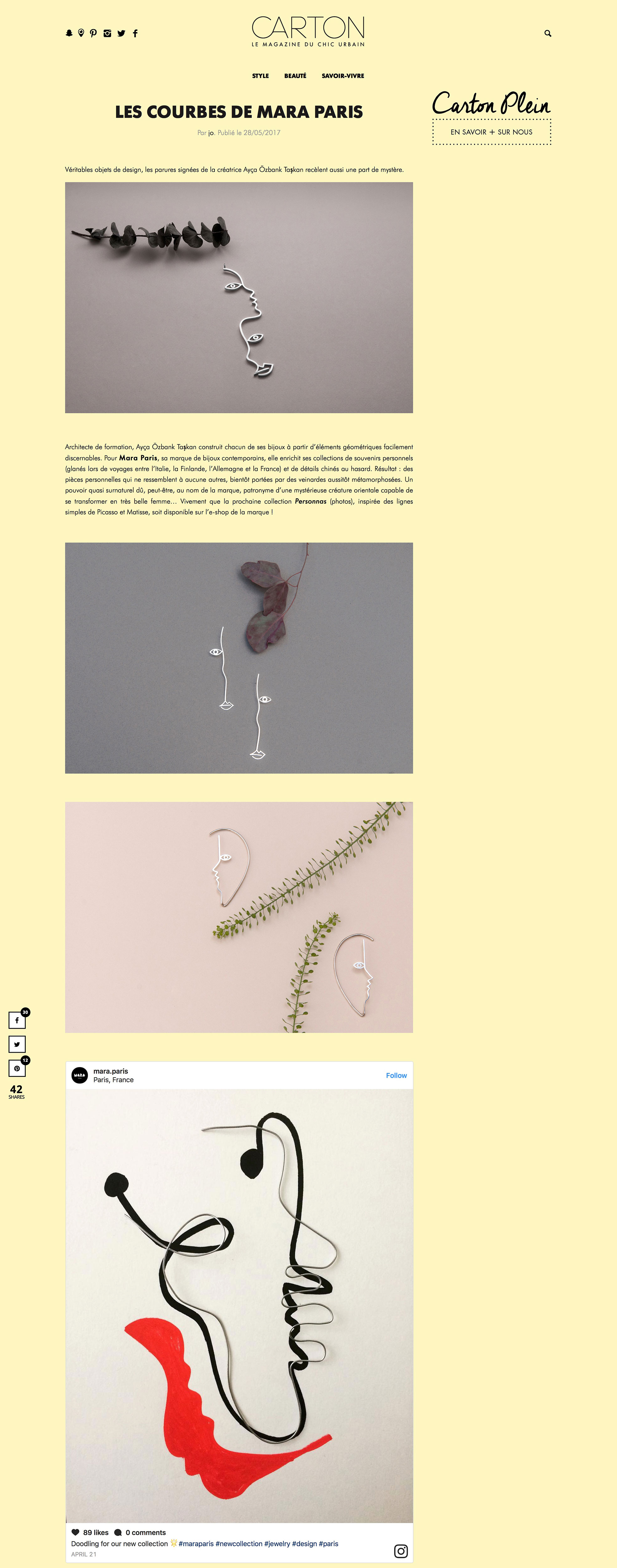 Carton Magazine - Curves of PLANETEE