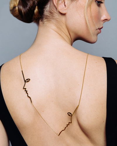 Dina Necklace, 18K Gold Vermeil