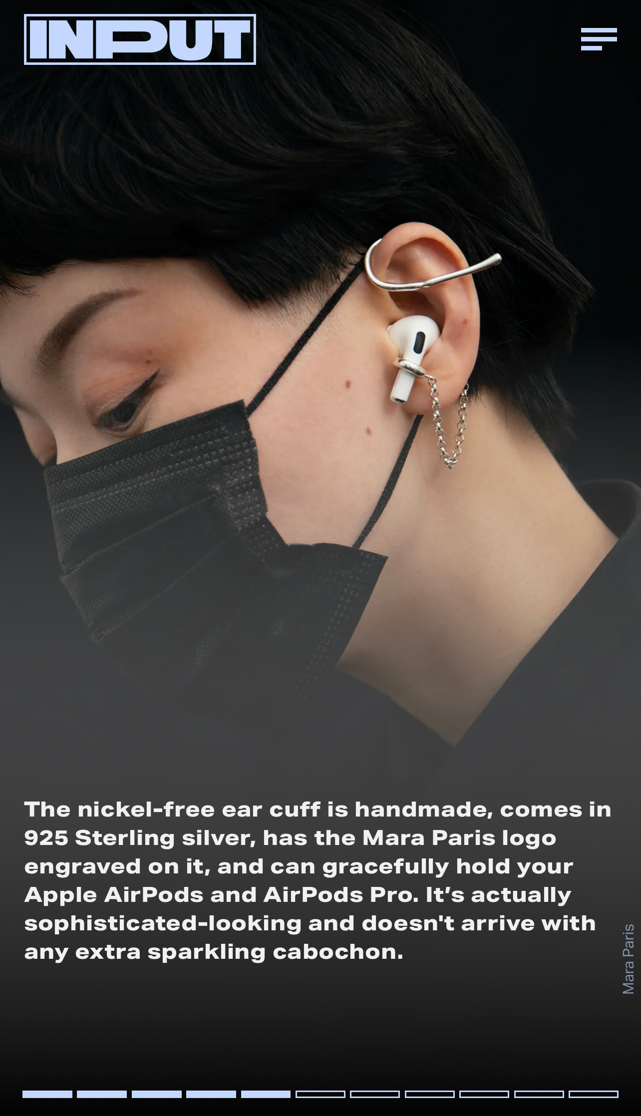 Input Mag - PLANETEE' functional jewelry shows AirPods earrings might actually work