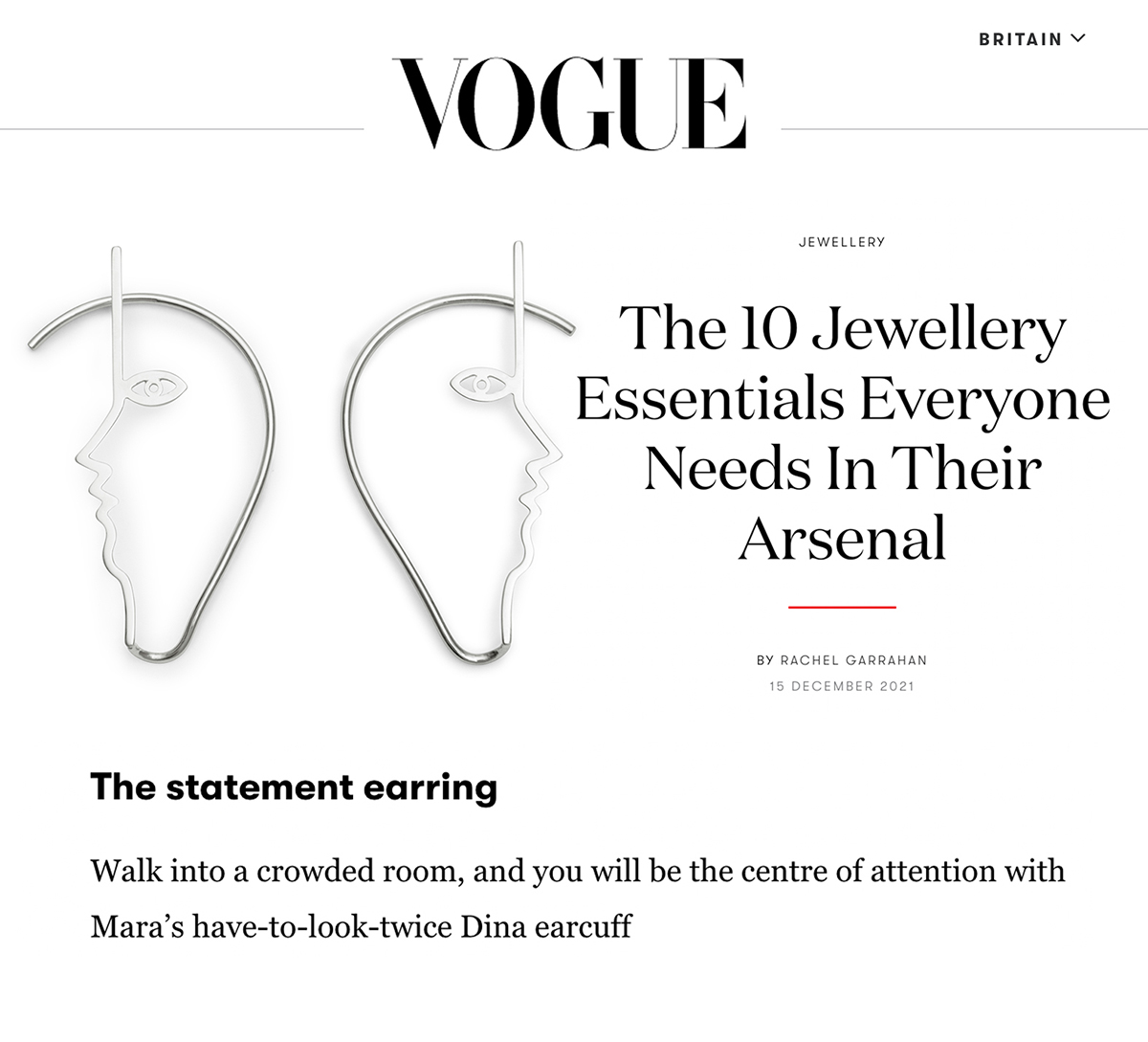 British Vogue - The 10 Jewellery Essentials That Everyone Needs In Their Arsenal
