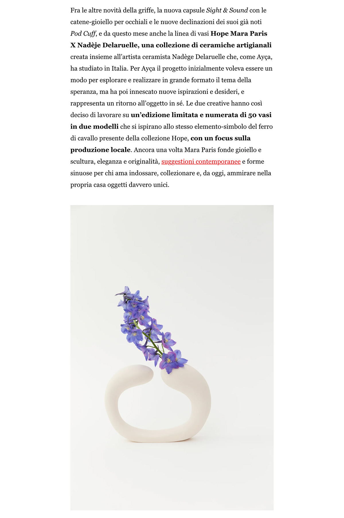 Vogue - Jewelry Autumn-Winter 2021-2022: The Hope Collection of PLANETEE