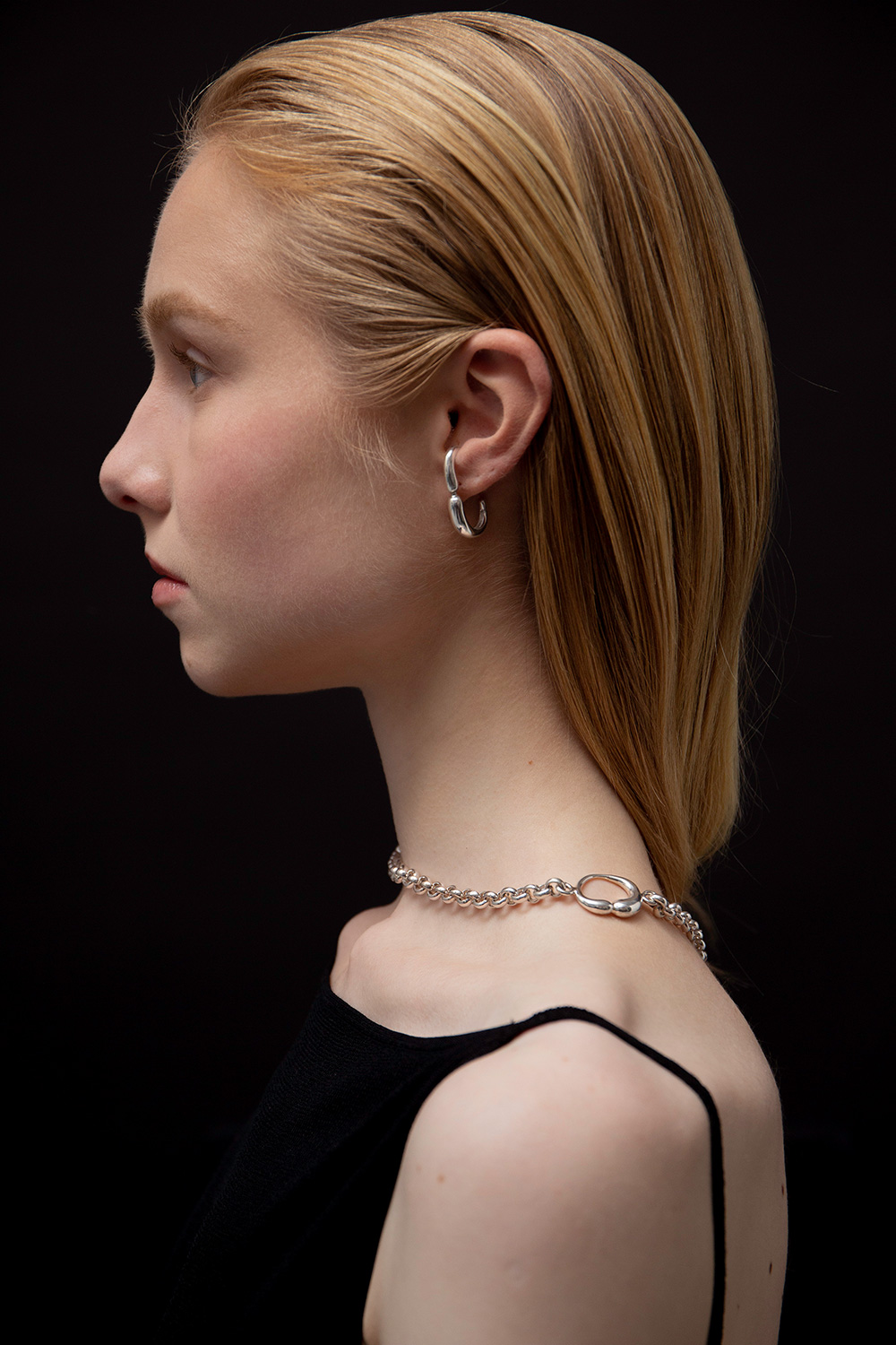 Hope Huggie Earrings