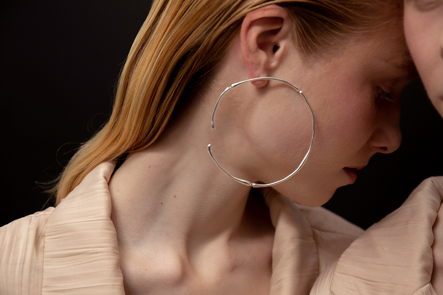 Hope Open Hoop Earrings