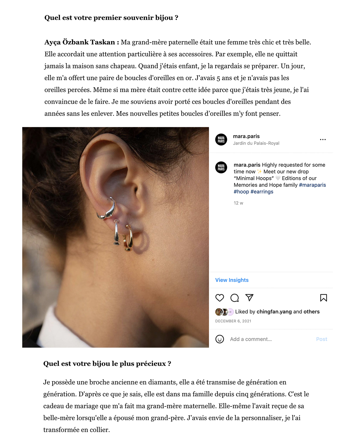 Vogue France - What are the 5 jewels to have absolutely according to this designer who imagined one of the first jewels of AirPods?