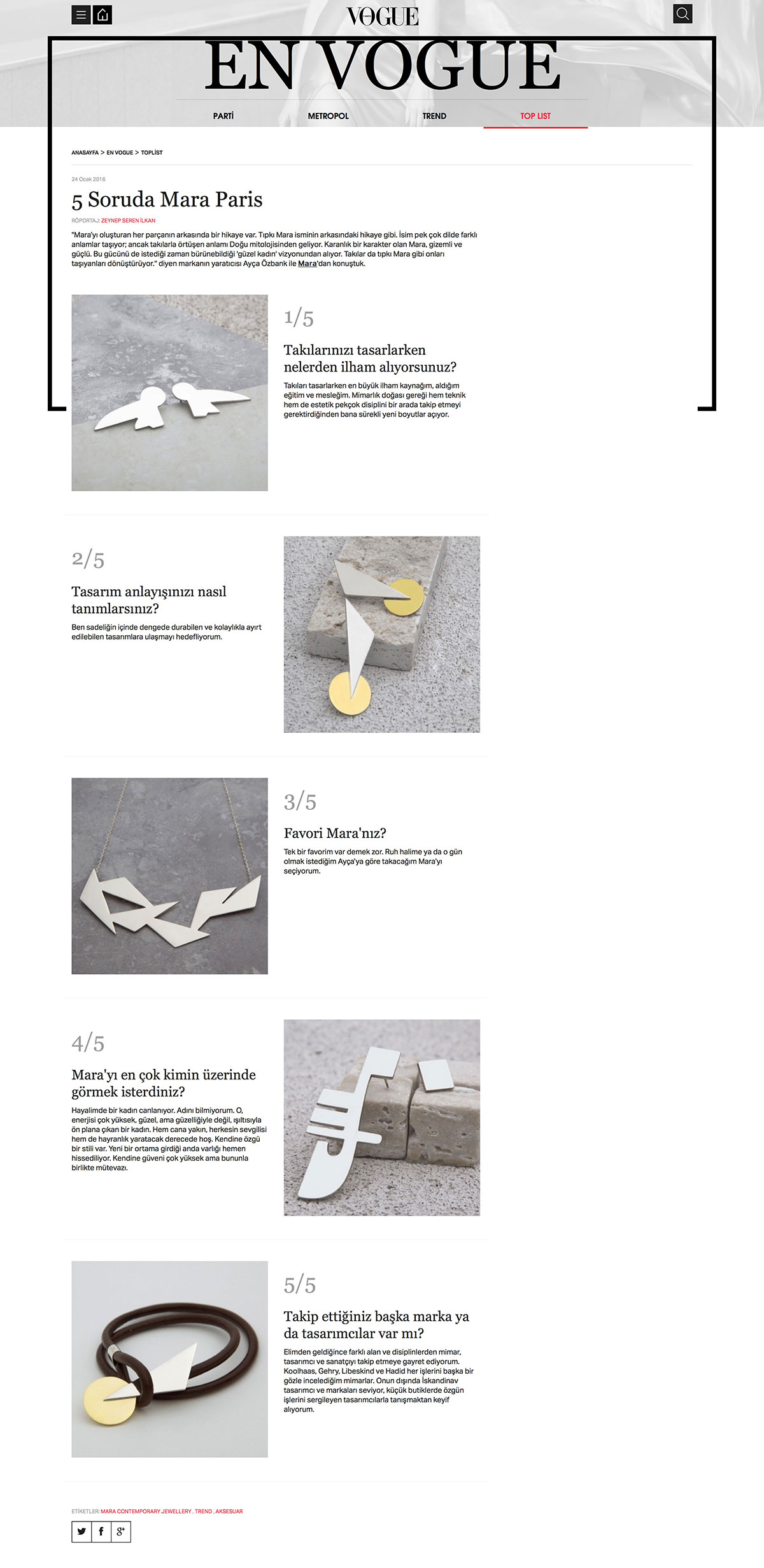 Vogue - PLANETEE in 5 questions