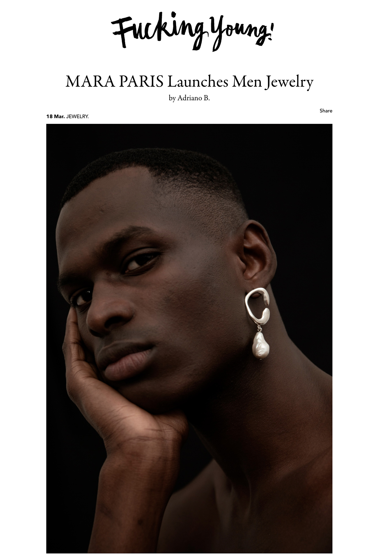 Fucking Young - PLANETEE Launches Men Jewelry
