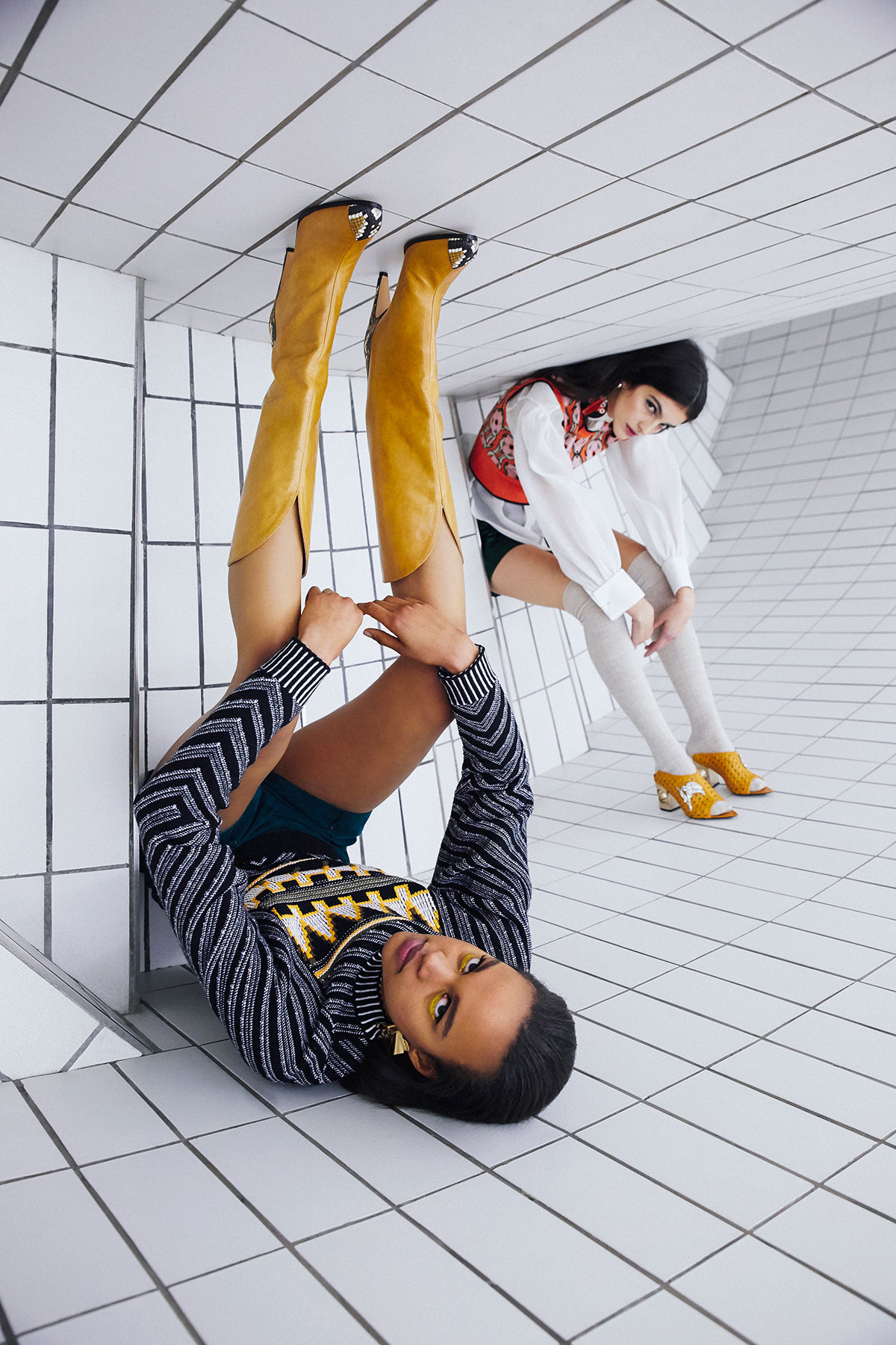 Vogue Italia - There Are Two Fishes On My Sofa by Matteo Strocchia, Sarah Venturini.