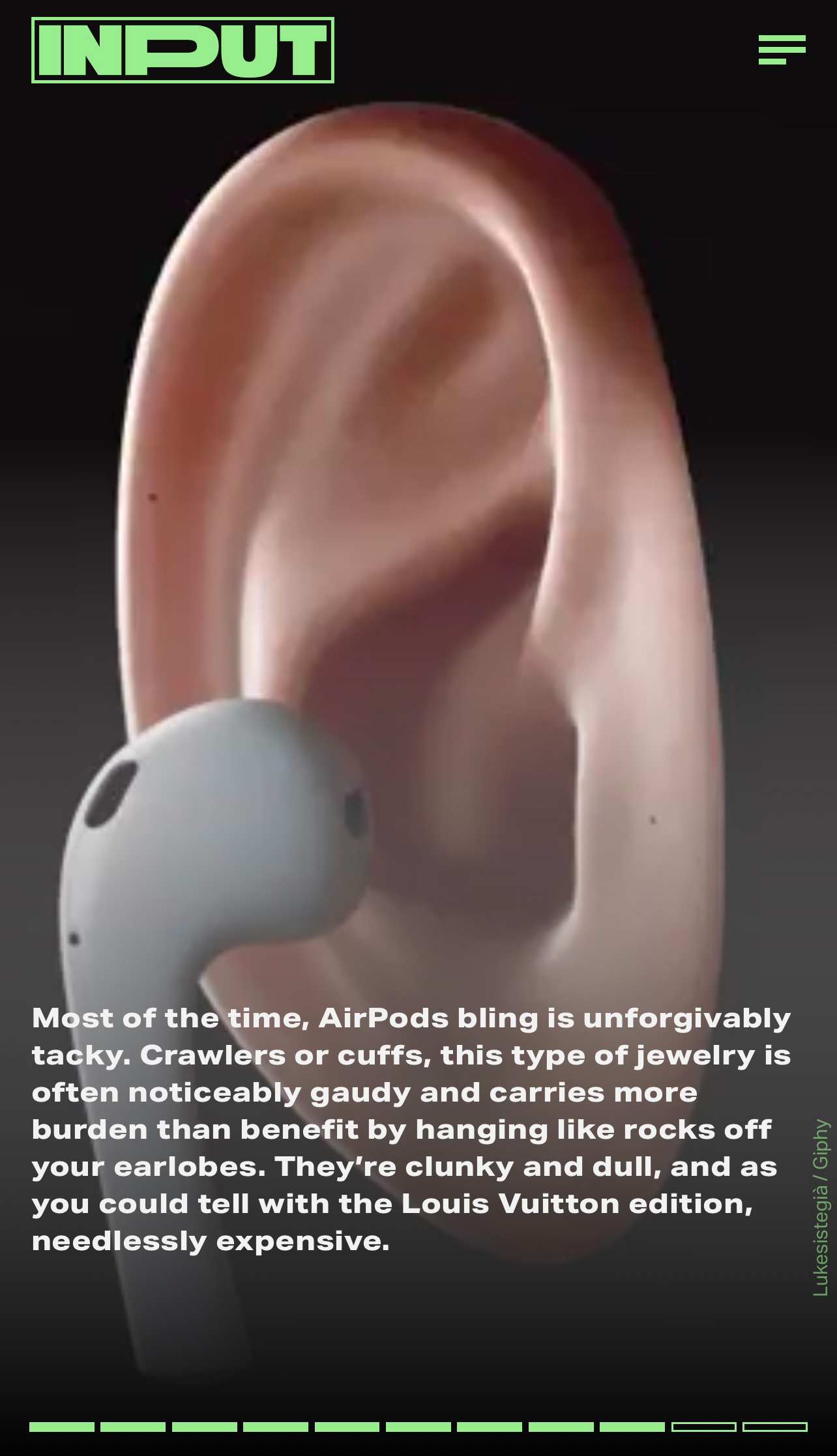 Input Mag - PLANETEE' functional jewelry shows AirPods earrings might actually work