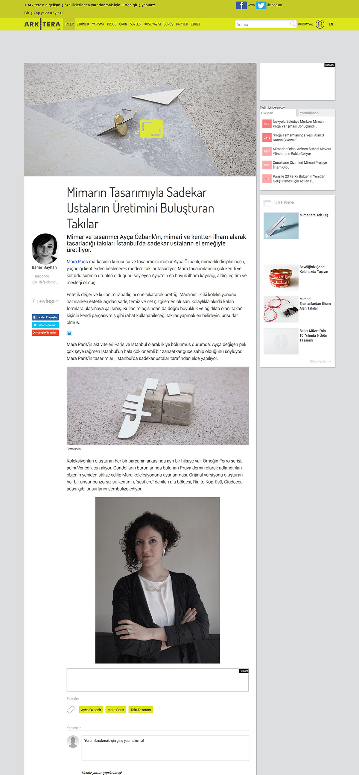 Arkitera - Architectural Design Meets Artisanal Production