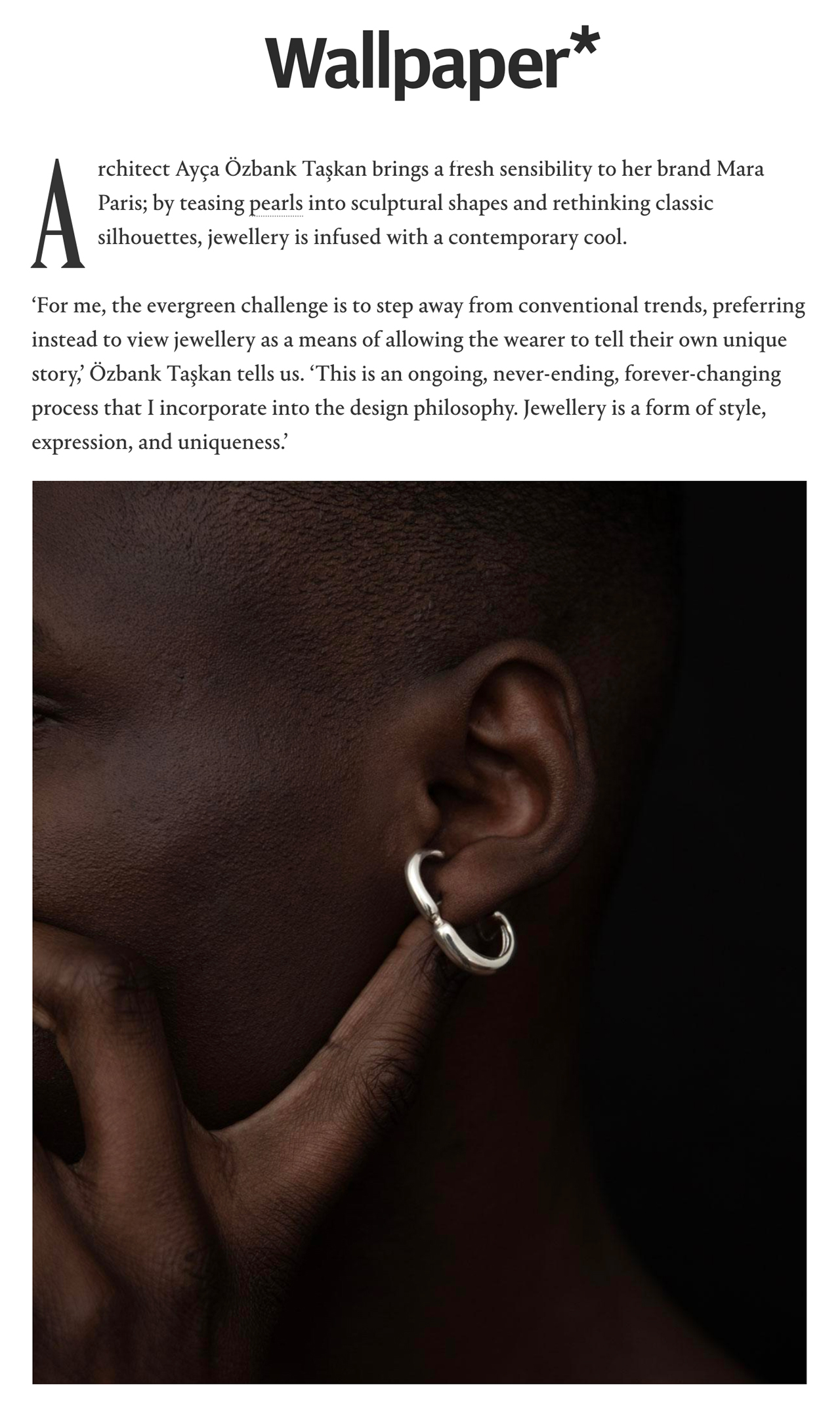 Wallpaper - AirPod jewellery and pearls: PLANETEE on the new classics