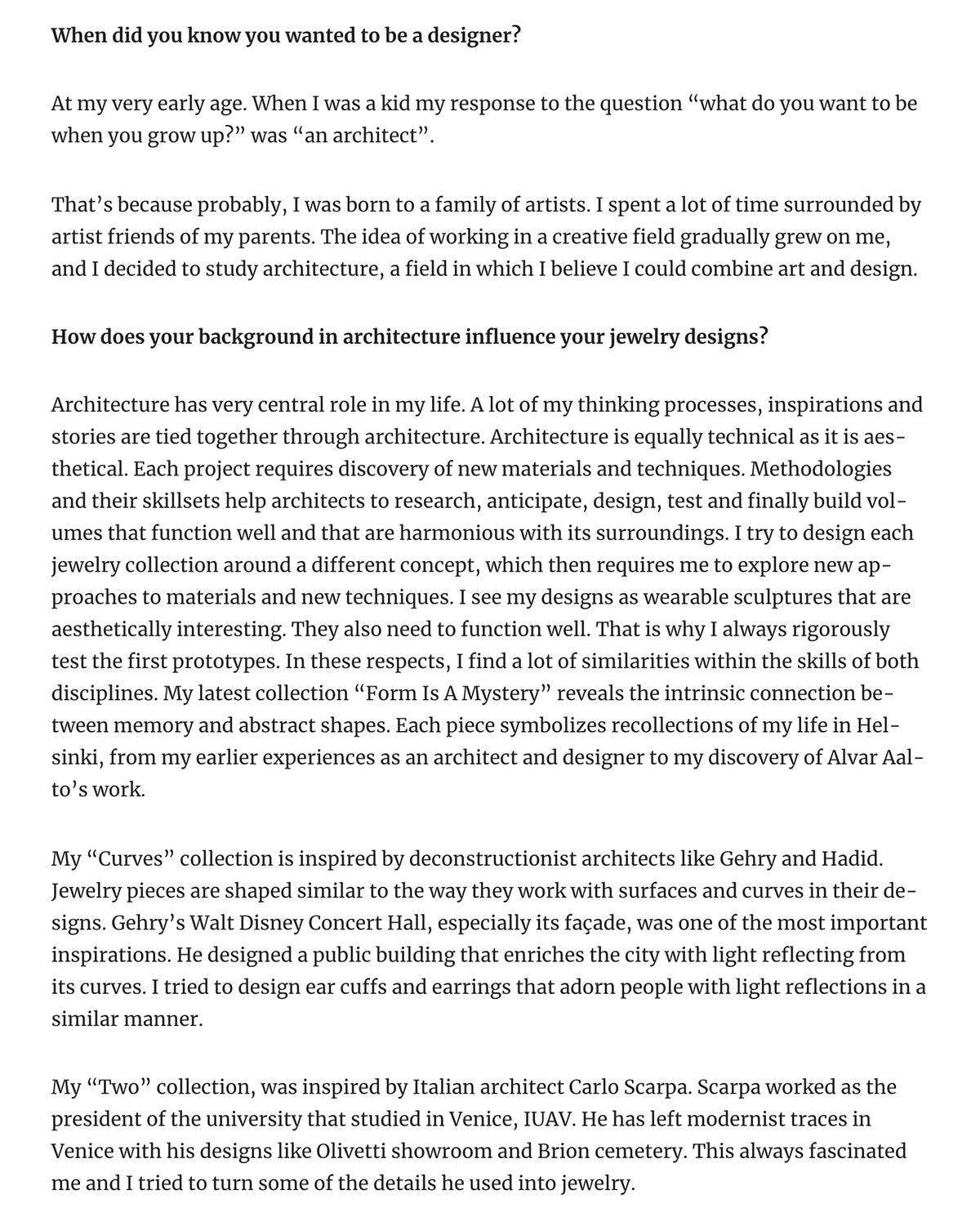 WTM Mag - Interview by WTM with Ayca Ozbank - PLANETEE