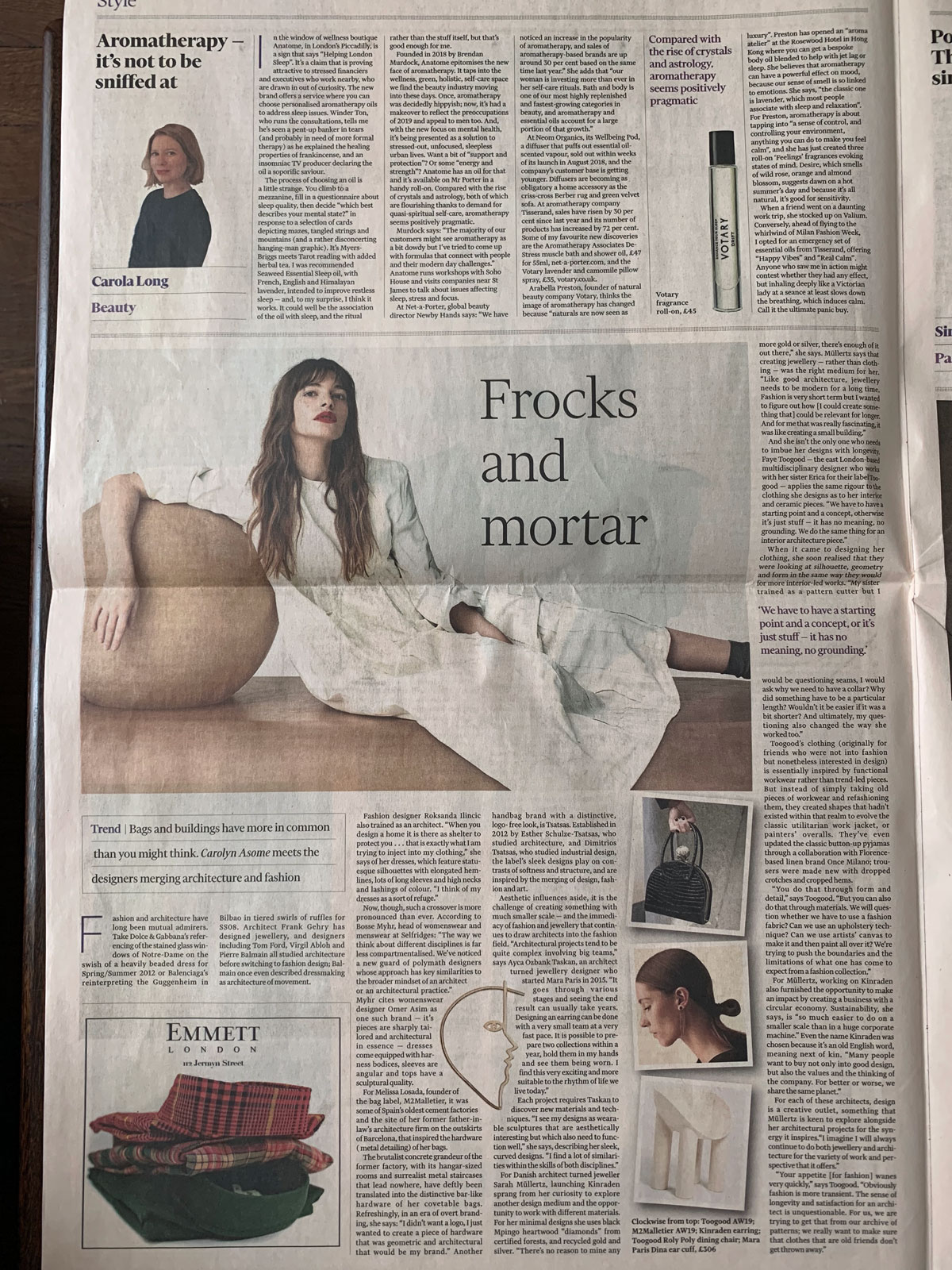 Financial Times - Frocks and mortar: meet the designers merging architecture and fashion